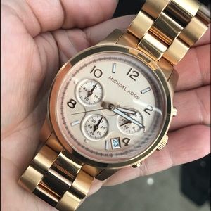 NWOT MK Rose gold watch