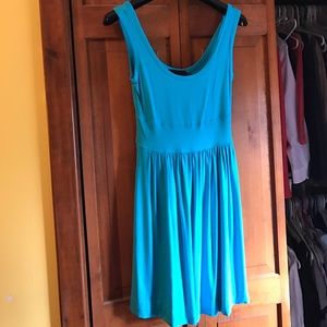 Blue dress with pockets
