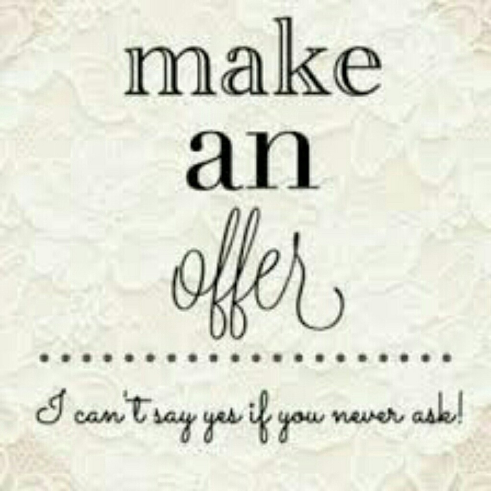 Reasonable offers are welcome