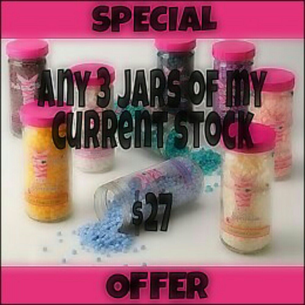WEEKEND SALE!!! 3 Jars of Pink Zebra Sprinkles