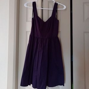 Cotton purple dress