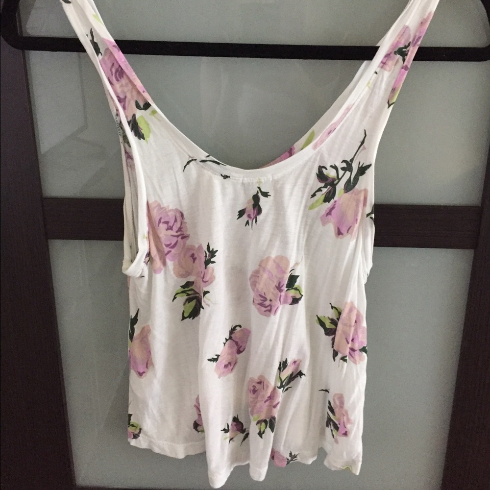 Aritzia Floral Tank Top