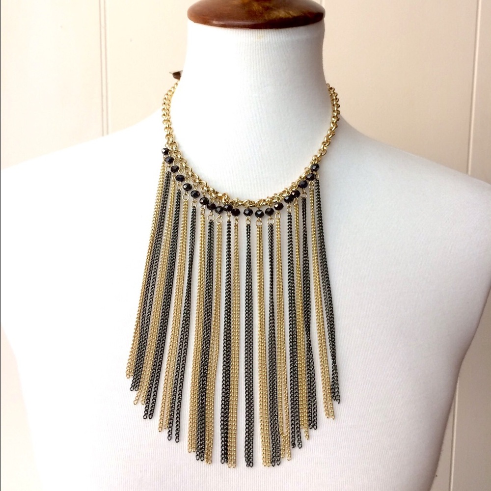 NWT❣️ Erica Lyons | Fringe Front Necklace