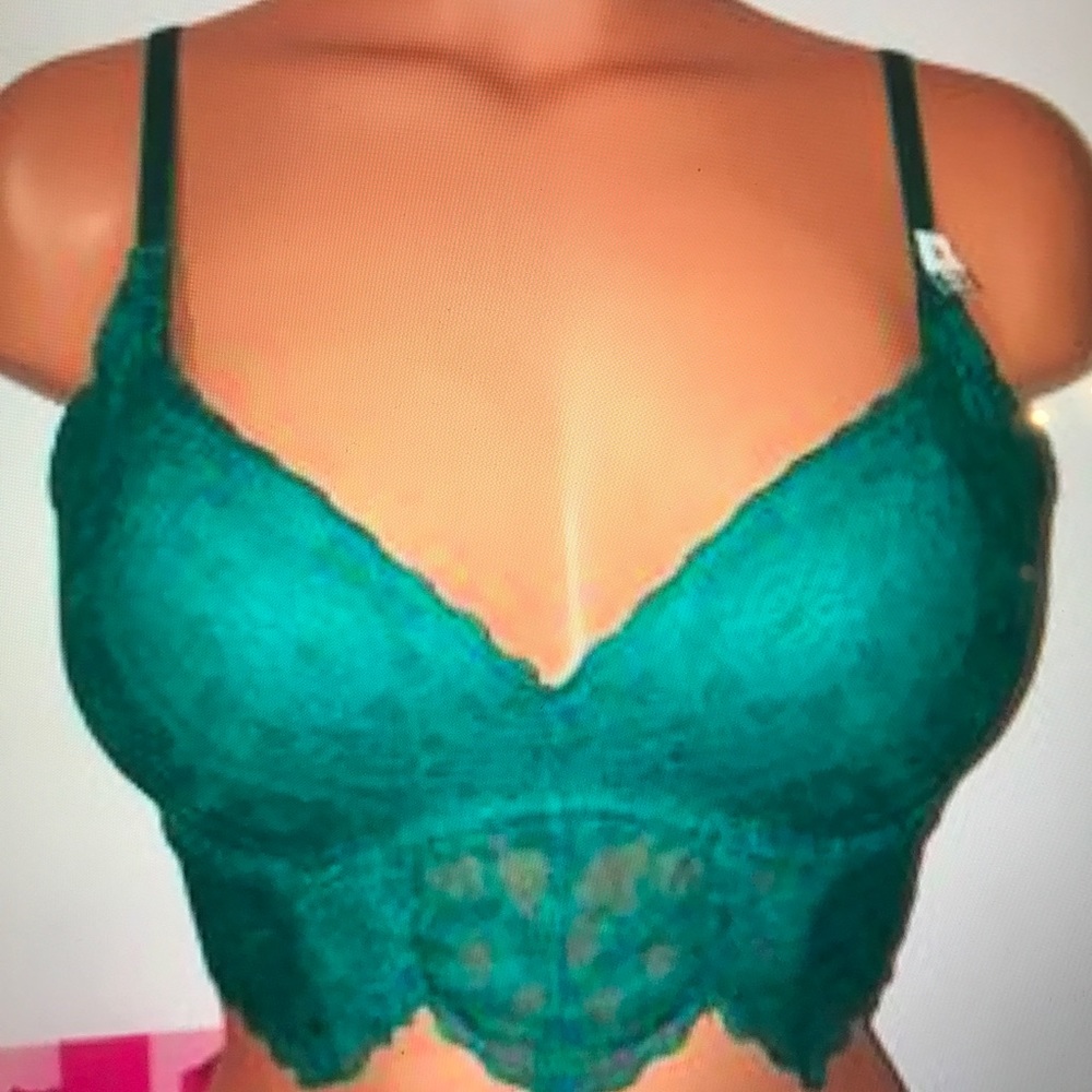VS PADDED PUSH-UP LACE BRALETTE