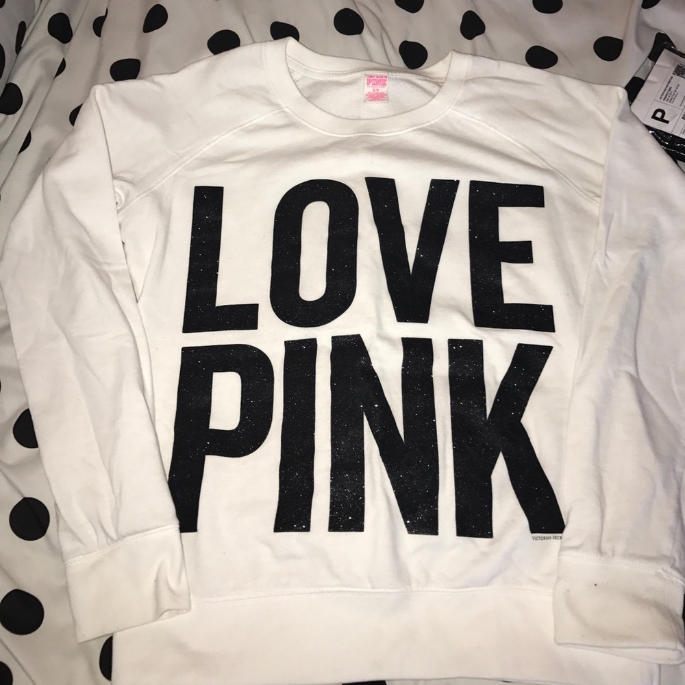 Small glitter crew neck