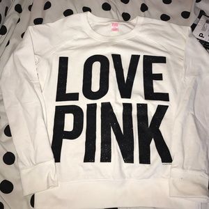 Small glitter crew neck