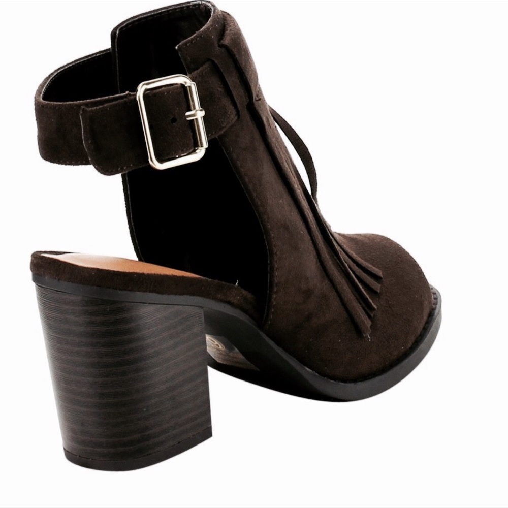 ‼️FREE~SHIPPING 30minutes ONLY❣Jet Black Suede