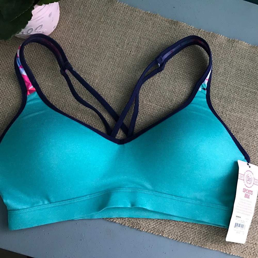 Strappy-back Sports Bra