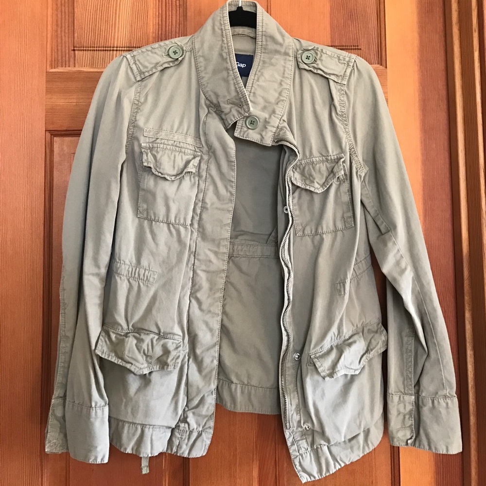 Gap Army Green Jacket Xsmall XS