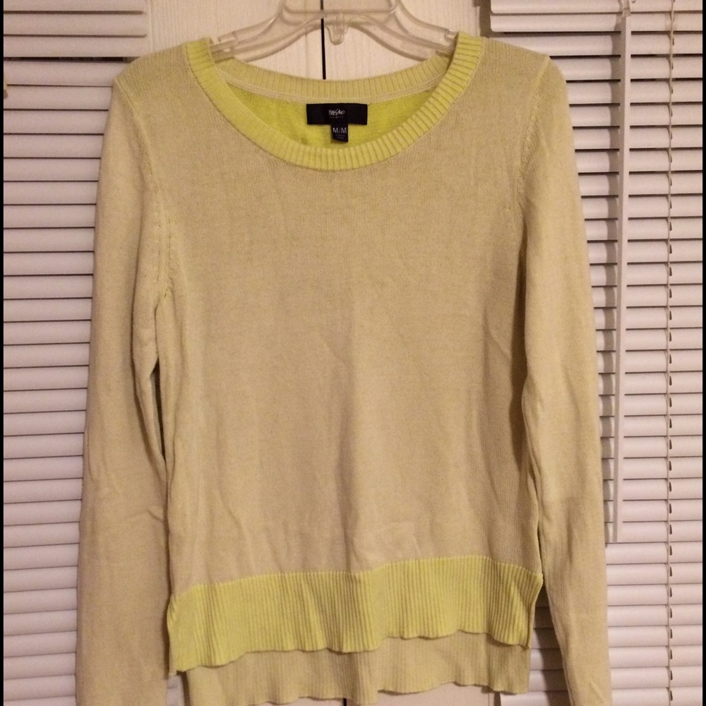 Neon yellow sweater