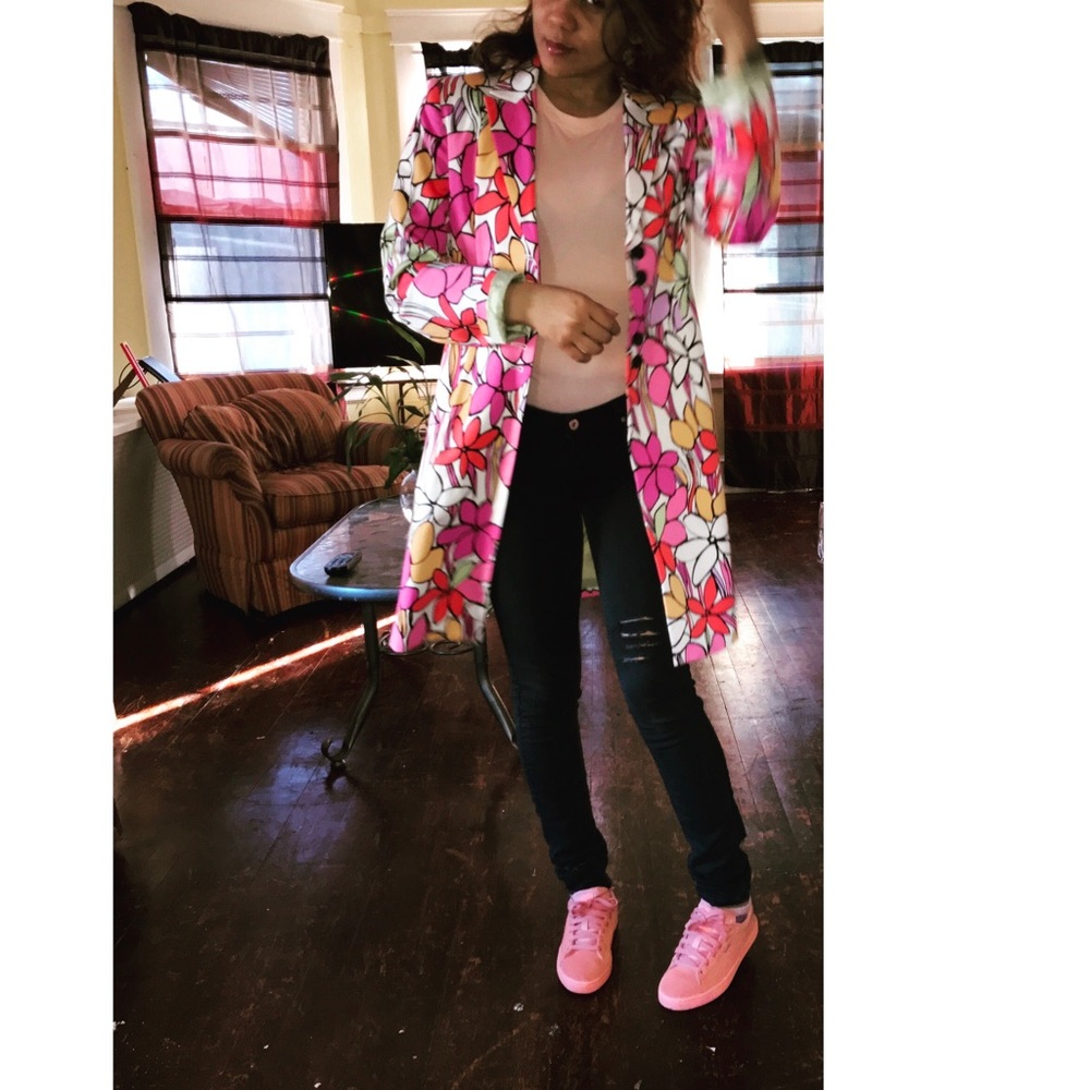 🏵flower trench/ anytime weather jacket 🌺🌸