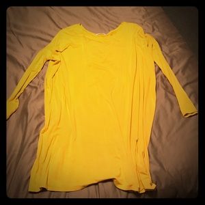 Mustard Yellow T-Shirt Dress
