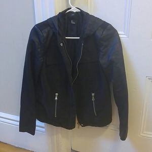 Forever 21 Black hooded jacket