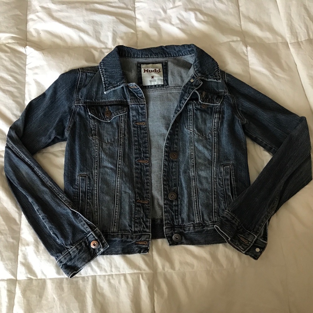 Dark wash denim jacket