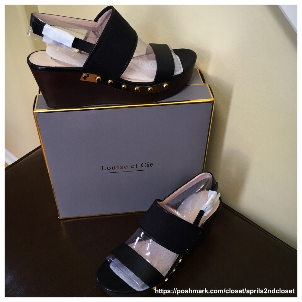 ❌SOLD❌❗️1-HOUR SALE❗️LOUISE ET CIE LEATHER SANDALS - Picture 4 of 8