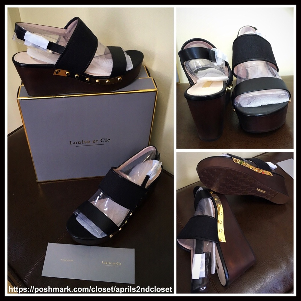 ❌SOLD❌❗️1-HOUR SALE❗️LOUISE ET CIE LEATHER SANDALS - Picture 7 of 8