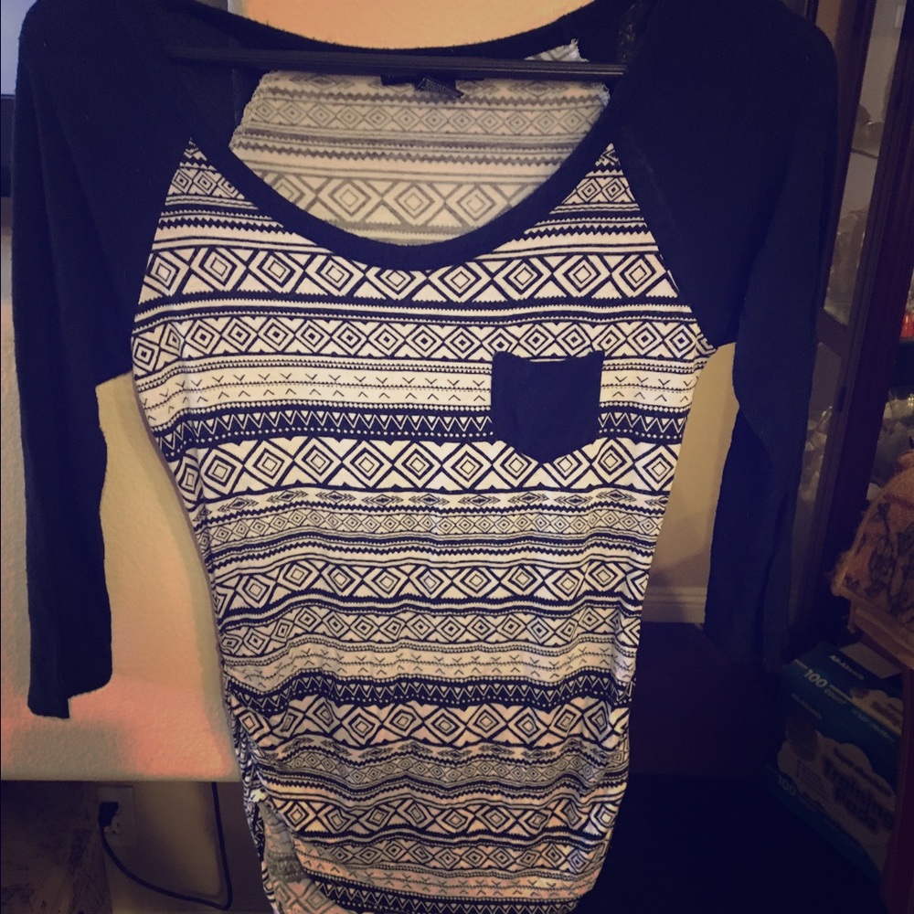 Aztec baseball tee