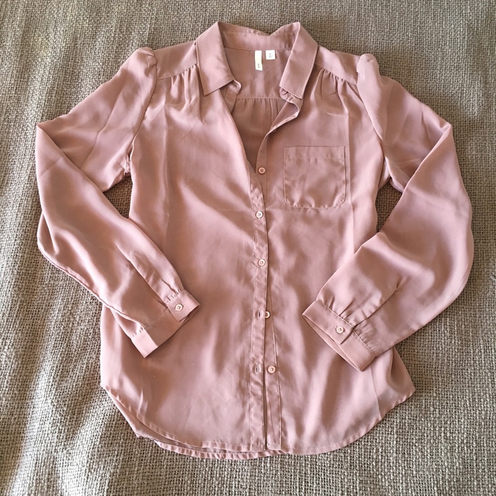 Frenchi: Long Sleeve Button Down