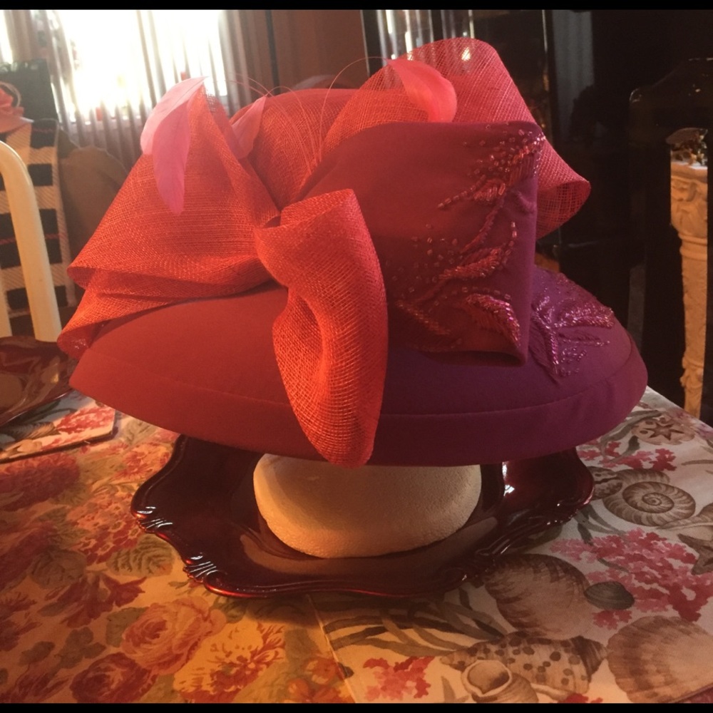 Pink and Purple Glam Hat