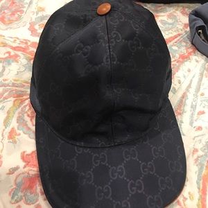 Gucci nylon basball cap size med. wore once