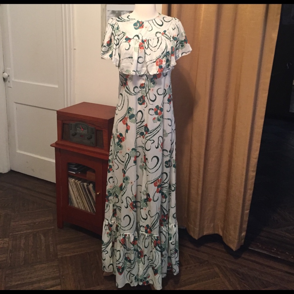 Vintage 70s maxi dress