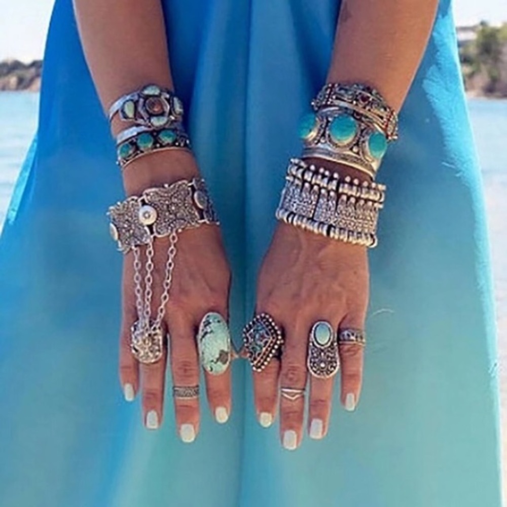 Chunky Boho Style Anklet / Bracelet - Picture 3 of 5