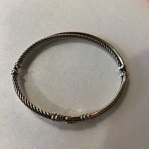 David Yurman 14k and Sterling Silver Bracelet