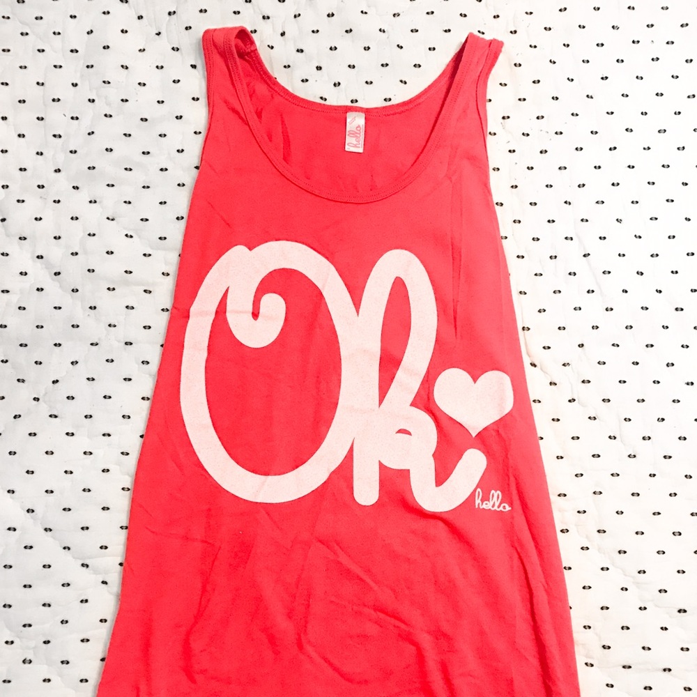 SMALL | HELLO APPAREL OK tank