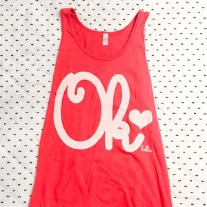 SMALL | HELLO APPAREL OK tank