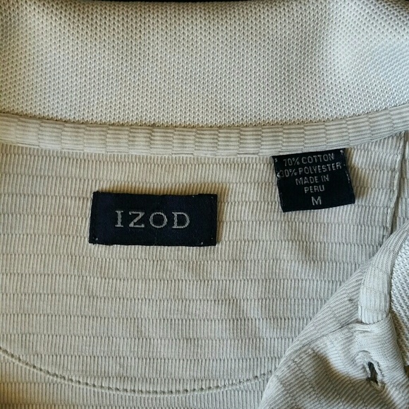 Men's Izod Polo Golf Shirt size M - Picture 2 of 3