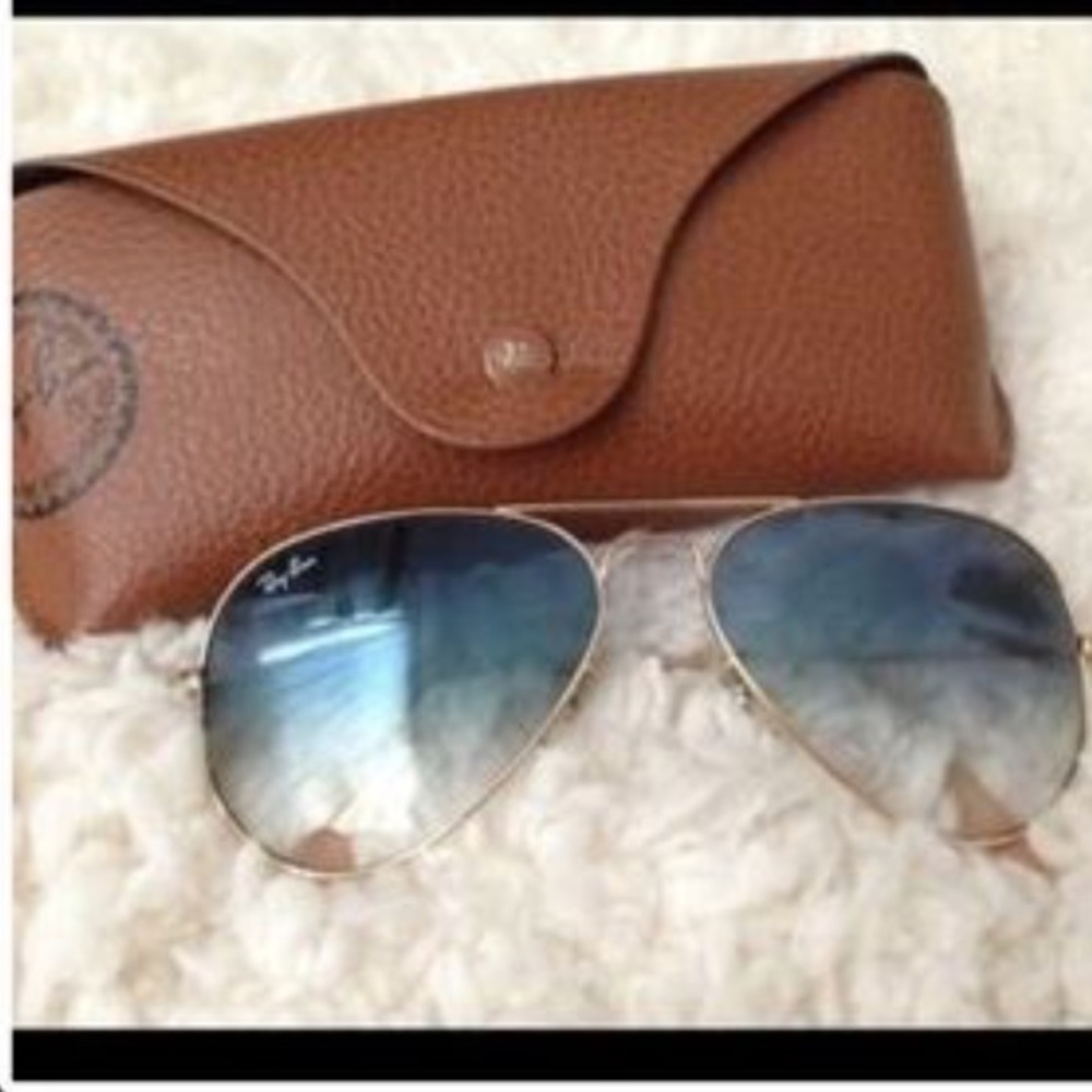 Blue gradient ray bans