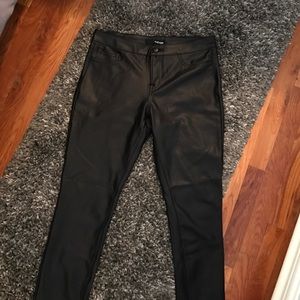 Pleather pants
