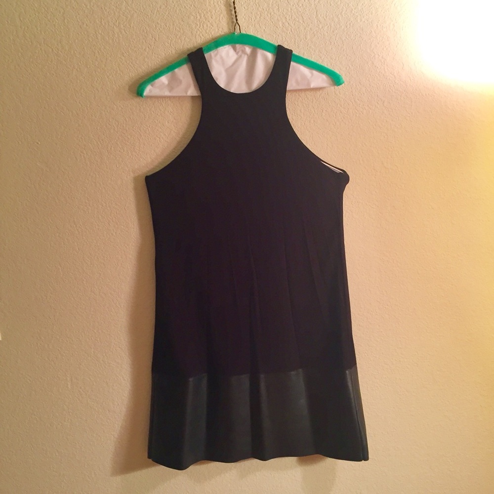 Bailey 44 leather bottom dress