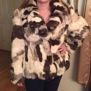 $39.00  Rabbit Fur Coat - SEE EDITED DESCRIPTION