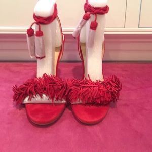 Ivanka Trump Suede Sandals