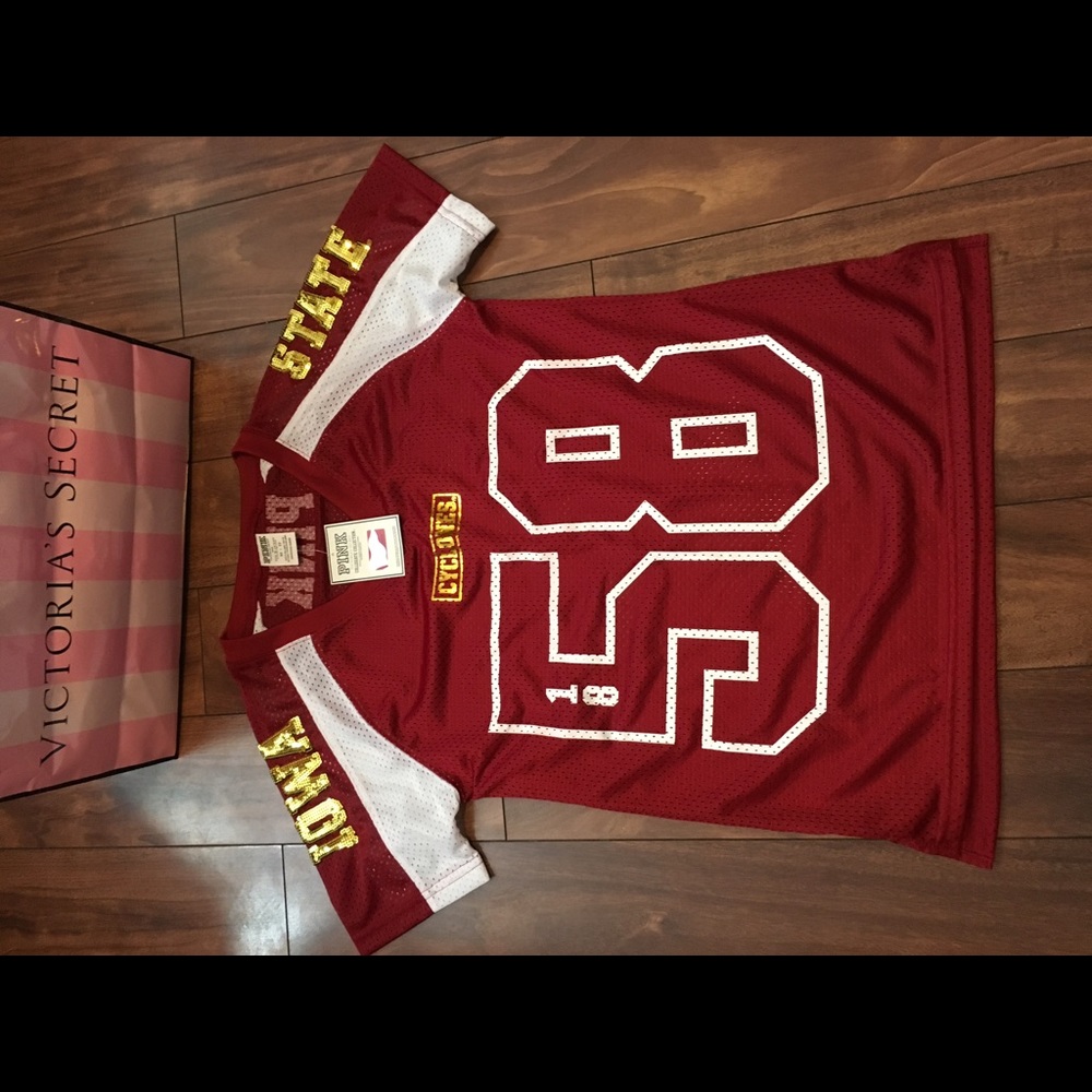 SALE NWT Vs PINK Collegiate Jersey IOWA STATE (XS)