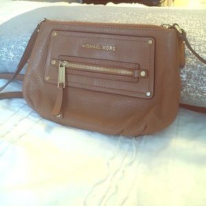 Camel colored Michael Kors cross body