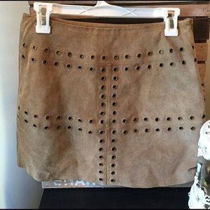 BB Dakota Suede Skirt