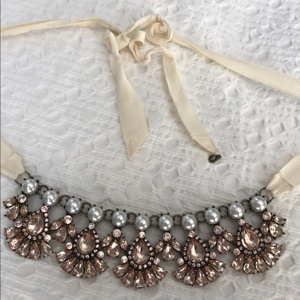 Bauble Bar Ribbon Statement Necklace
