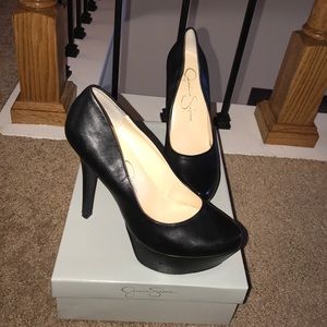 Jessica Simpson platform heels