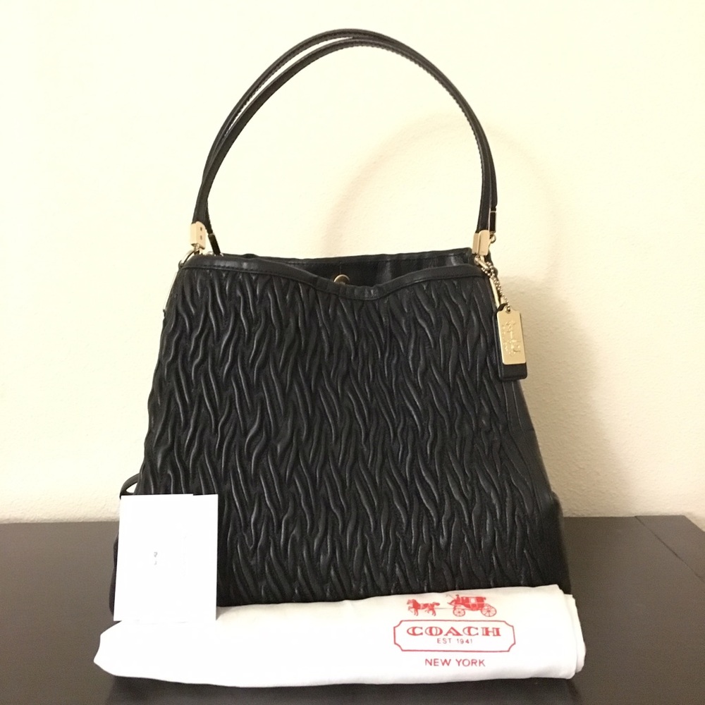 Coach Madison Gathered Leather Phoebe