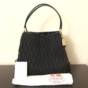 Coach Madison Gathered Leather Phoebe