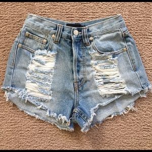 Mink Pink high waisted shorts