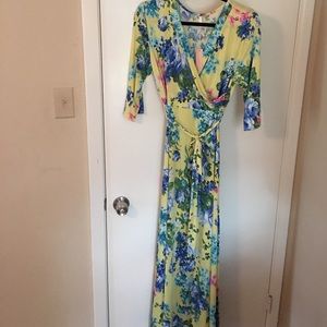 Floral maternity nursing dress
