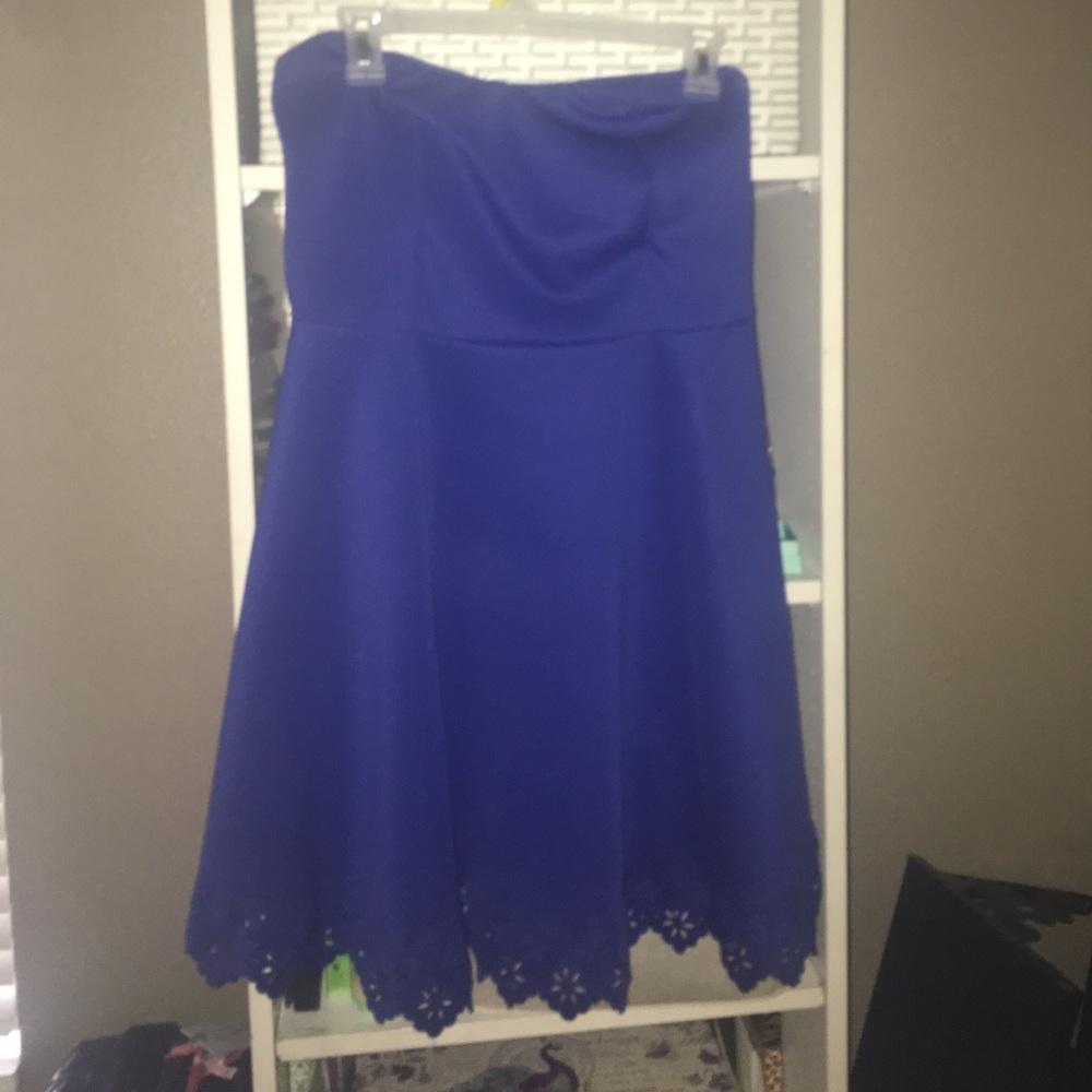 Royal blue dress