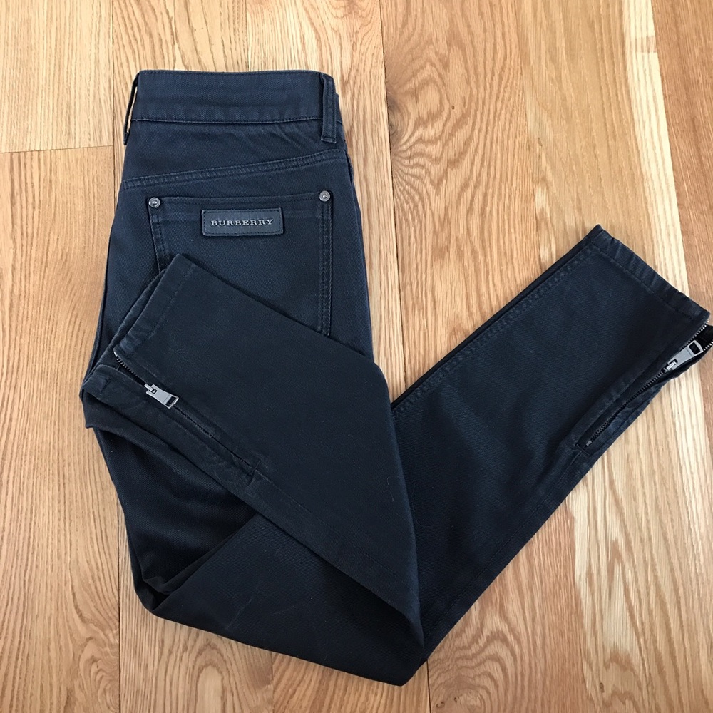 ❤SOLD❤ BURBERRY LONDON THORNLEY CROFT SKINNY JEANS - Picture 1 of 8