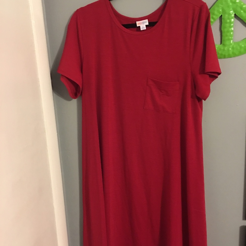 Lularoe XL red Carly!