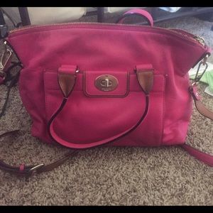 Kate spade, pink bag with long strap