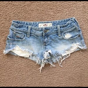 Hollister denim shorts