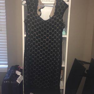 Beautiful black and nude dress